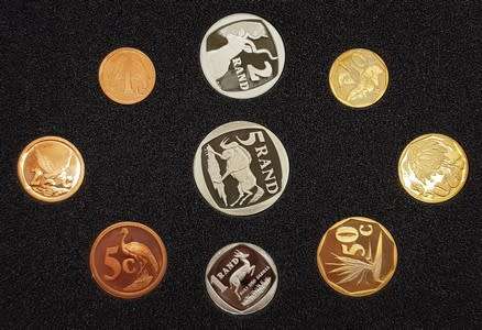 1994 South Africa Sparrow Proof Coin Set as per photo