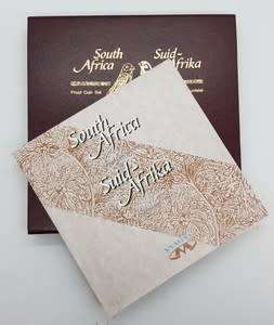 1994 South Africa Sparrow Proof Coin Set as per photo