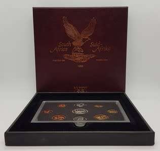 1995 South Africa Fish Eagle Proof Coin Set as per photo