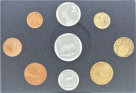 1995 South Africa Fish Eagle Proof Coin Set as per photo