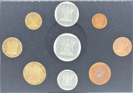 1995 South Africa Fish Eagle Proof Coin Set as per photo