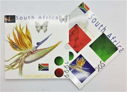 1999 South Africa Strelitzia UNC Coin Set as per photo