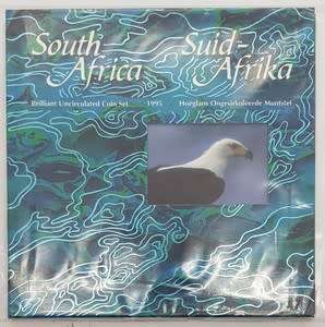 1995 South Africa Fish Eagle Proof Coin Set - sealed - as per photo