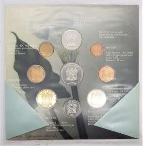 1997 South Africa Arum Lily Proof Coin Set as per photo