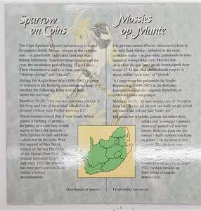 1994 South Africa The Sparrow Uncirculated Coin Set as per photo