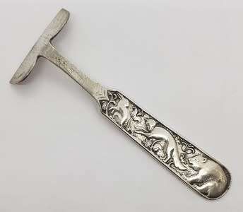 Norway Sterling Silver Baby Food Pusher, 27.5g  - as per photo