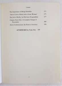 John Lennon - Skywriting by word of mouth published 1986 - as per photo