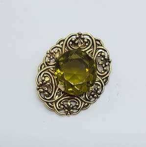 Vintage Costume Jewellery Brooch as per photo