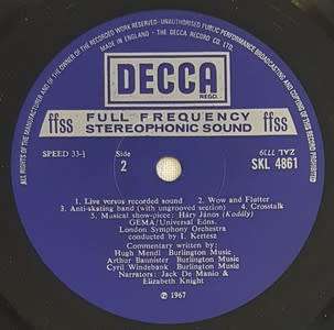 How to give yourself a stereo check out LP - as per photo