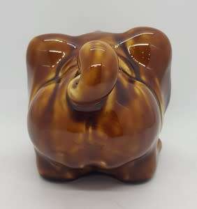 Porcelain dog vase made in China - as per photo