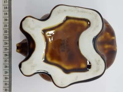 Porcelain dog vase made in China - as per photo
