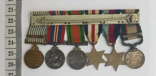 Set of WWII miniature medals - as per photo