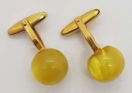 Handmade James Crown Cufflinks in Box as per photo