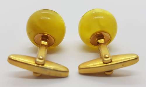 Handmade James Crown Cufflinks in Box as per photo