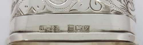 Hallmark Silver napkin ring - as per photo
