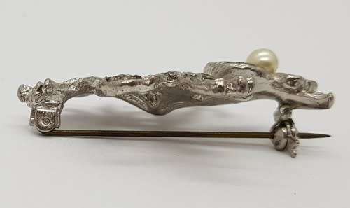 Margazite flower brooch - as per photo