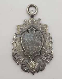 Antique Hallmark Silver 1900 medal to G. Beattie  - as per scan