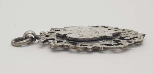 Antique Hallmark Silver 1900 medal to G. Beattie  - as per scan
