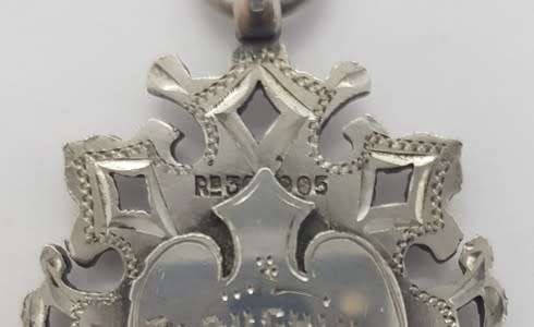 Antique Hallmark Silver 1900 medal to G. Beattie  - as per scan