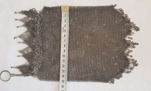 Vintage Sterling Silver Chain Mail Mesh Purse weight 103g as per photo