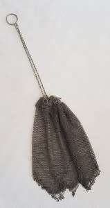 Vintage Sterling Silver Chain Mail Mesh Purse weight 103g as per photo