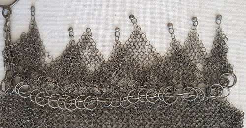 Vintage Sterling Silver Chain Mail Mesh Purse weight 103g as per photo