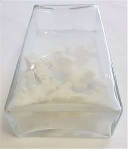 Glass vase with coral reef pieces - as per photo