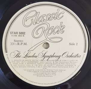 Classic Rock by The London Symphony Orcestra LP - as per photo