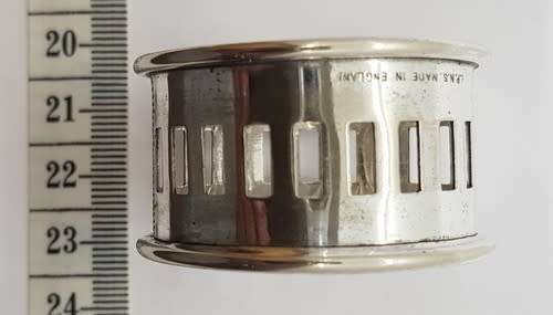 EPNS serviette ring - as per photo
