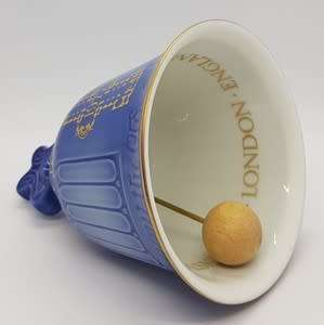 Set of 3 Bing and Grondahl , Copenhagen Porcelain Bells in original casings - as per photo