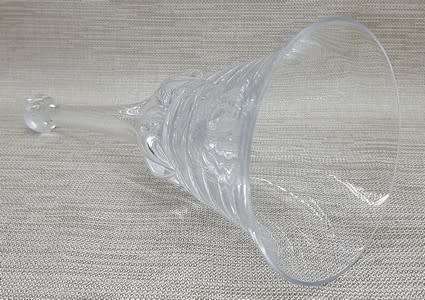 Lead glass bell - missing piece - as per photo