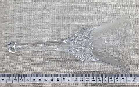 Lead glass bell - missing piece - as per photo