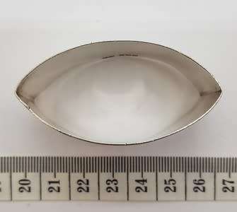 Hallmark Silver serviette ring - engraved -  weight 24g as per photo