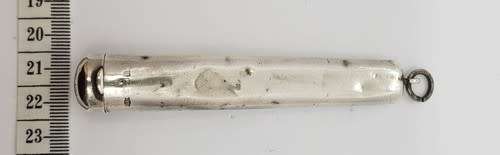 Hallmark Silver pipe mouthpiece holder weight 17.2g - as per photo