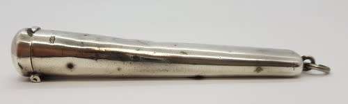 Hallmark Silver pipe mouthpiece holder weight 17.2g - as per photo