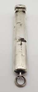 Hallmark Silver pipe mouthpiece holder weight 17.2g - as per photo