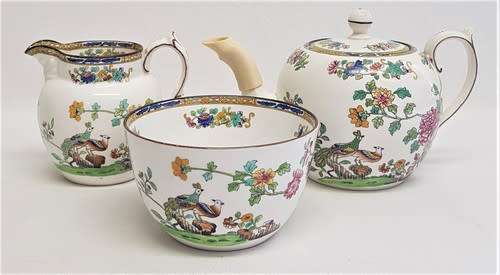 Spode Copelands China 1940s Teapot, sugar bowl and milk jug - as per photo