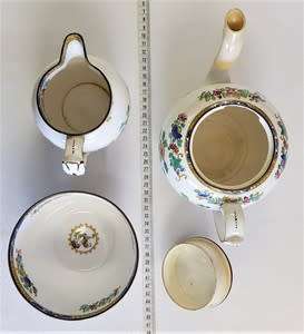 Spode Copelands China 1940s Teapot, sugar bowl and milk jug - as per photo
