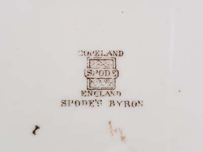Copeland Spode plate - as per photo