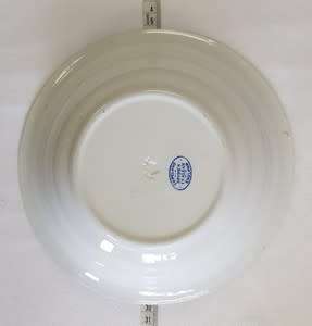 Pair of Copeland Spode Italian salad bowls - one bowl chip repaired - as per photo