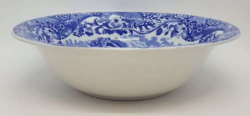 Pair of Copeland Spode Italian salad bowls - one bowl chip repaired - as per photo