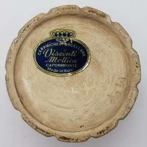 Visconti Mollica Capodimonte candle holder - as per photo