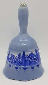 New York Porcelain bell - as per photo