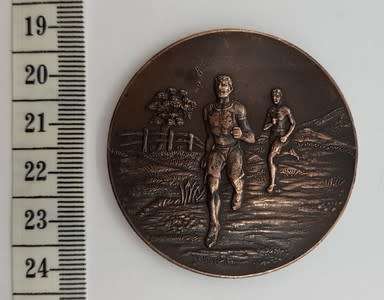 Northern District Inter High School Athletic Sports medallion to A. Buchanan - as per scan