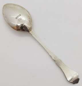 Set of 6 Hallmark Silver spoons in box weight 52,7g - as per photo