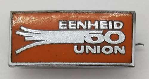 EenheidUnion 50 Year badge - as per scan