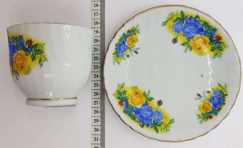 Cup and Saucer made in China - as per photo