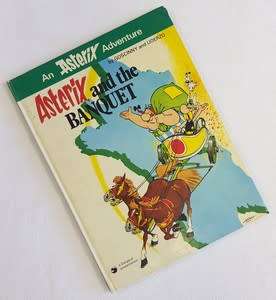 Asterix and the Banquet by R Goscinny and A Underzo as per photo