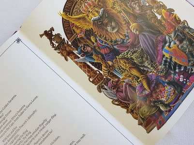 The Lion`s Cavalcade by Alan Aldridge as per photo