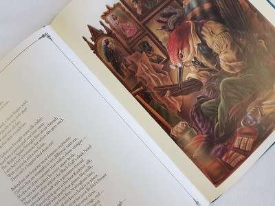 The Peacock Party by Alan Aldridge as per photo